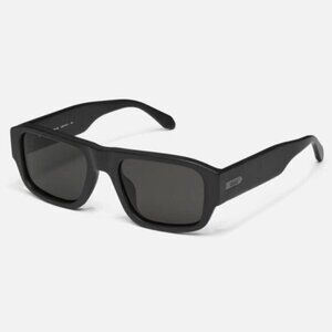 Quay Nigh Cap Matte Black Polarized Sunglasses
